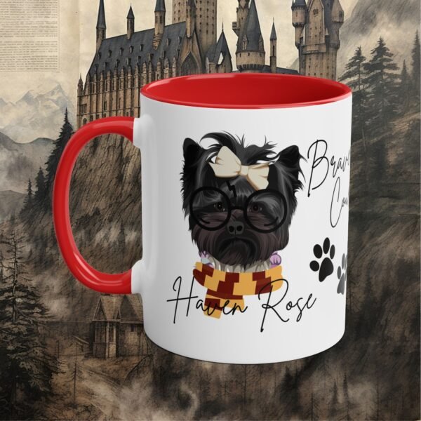 Wizard Pet Portrait | House color themed Ceramic Mugs, 11oz