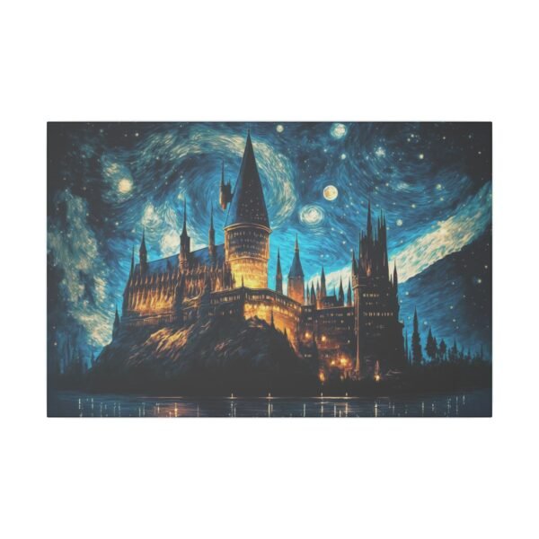 The castle Matte starry night | Canvas print