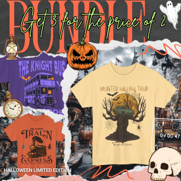 Halloween Bundle T-Shirt - Limited Edition Get 3 Tshirts for the price of 2 